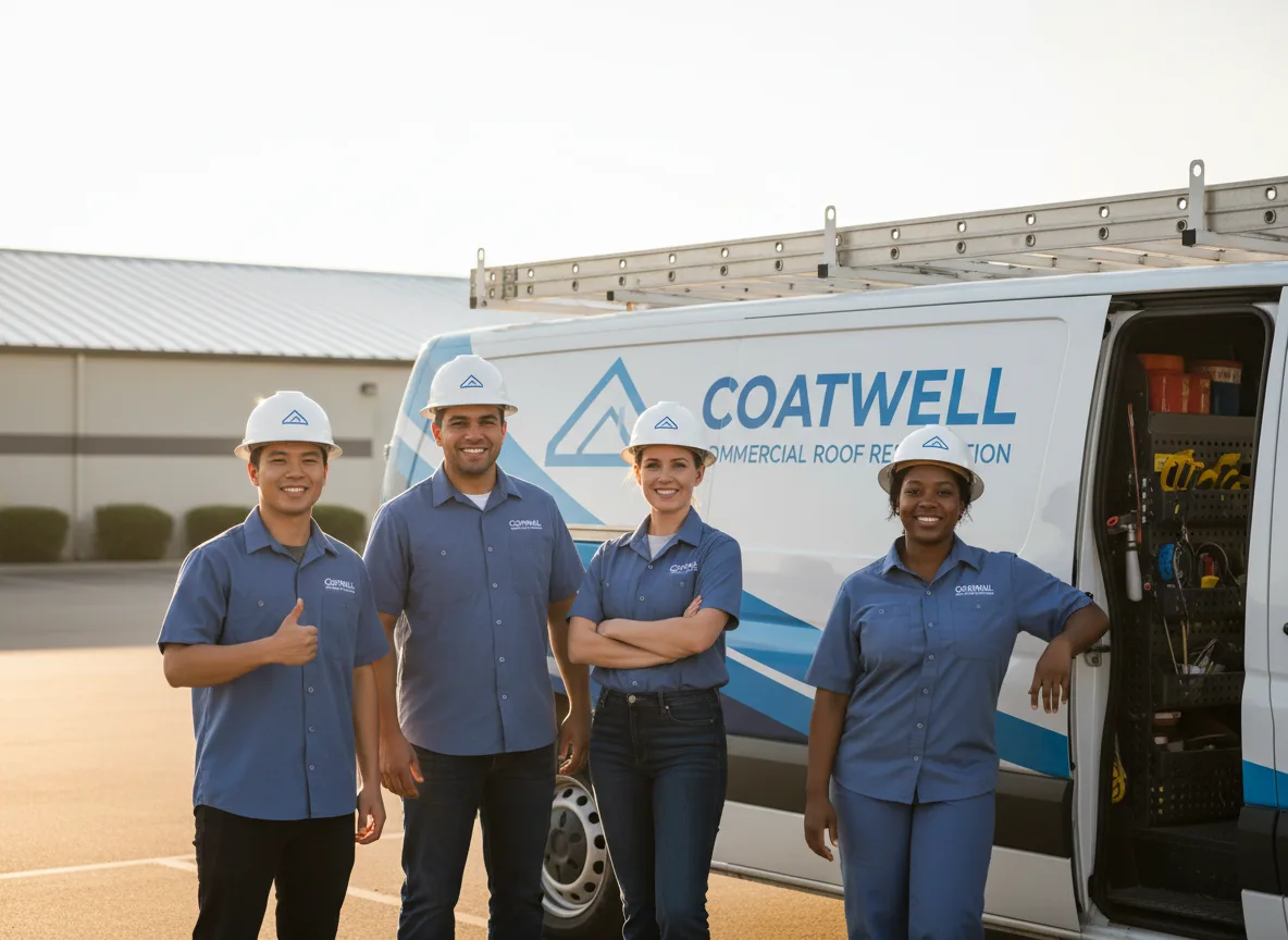 Commercial roof coating company in Refton, PA